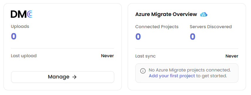 Select DMC as your data collection source