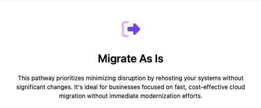 Migrate As Is