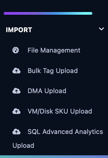 File Management Menu