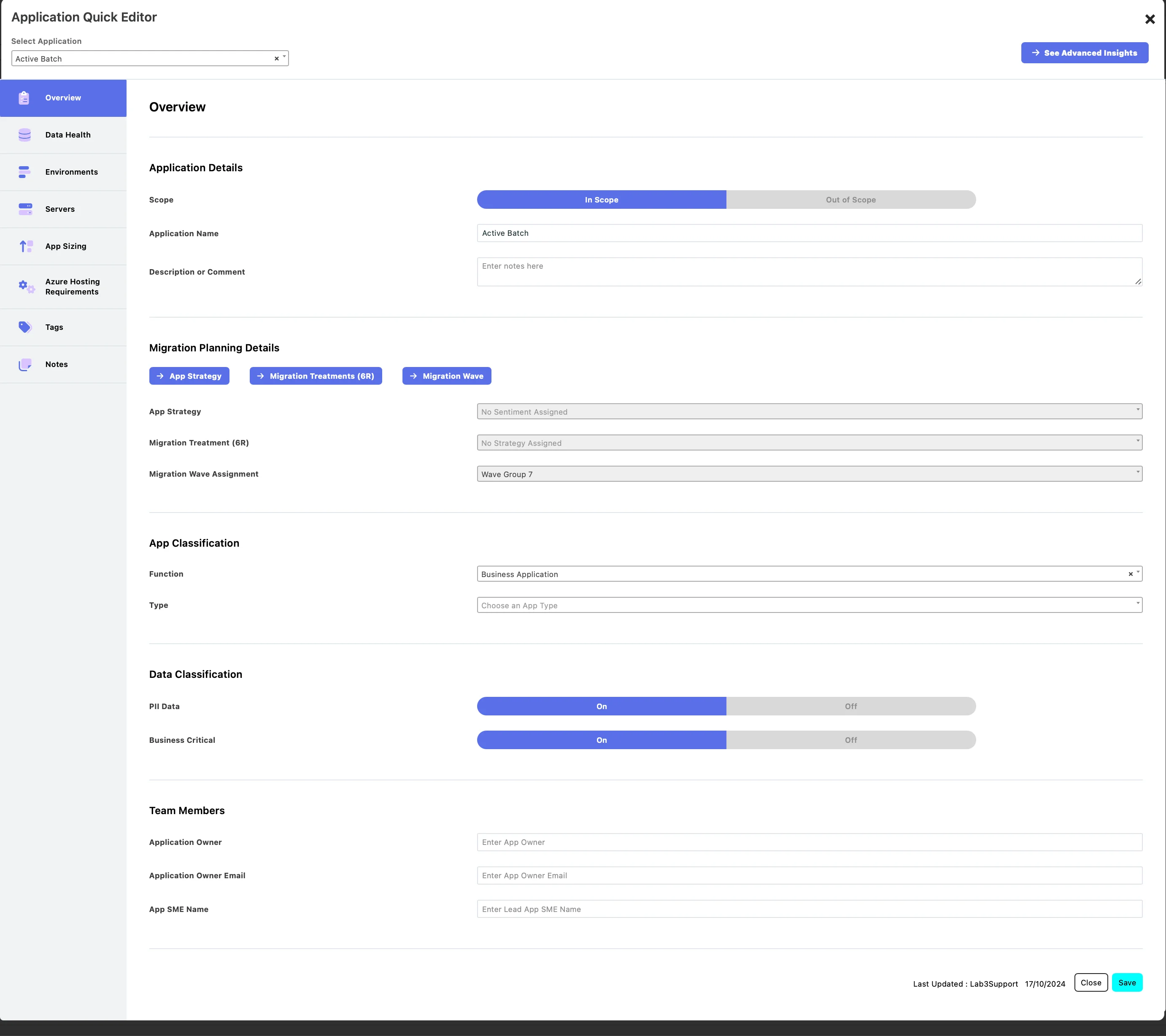Application Overview