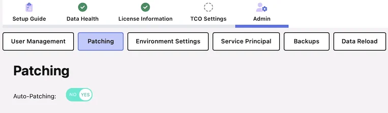 Patching Interface