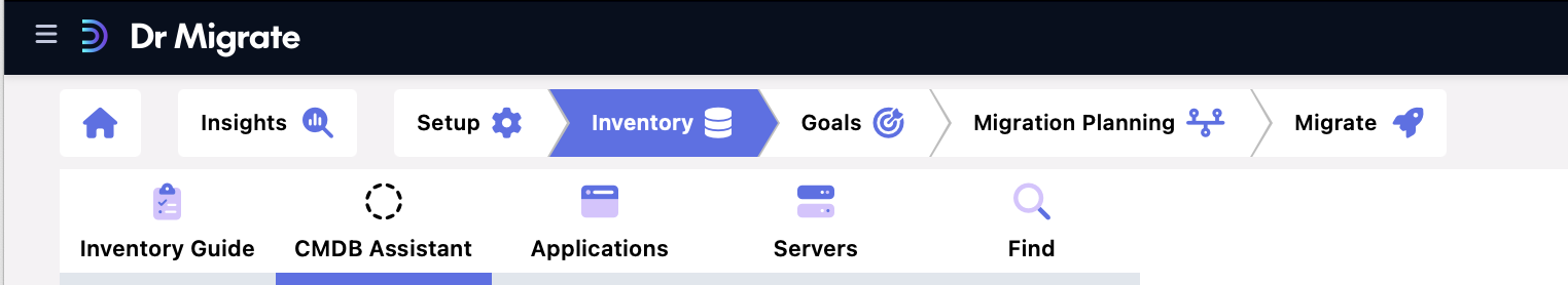 Inventory Mapping Navigation