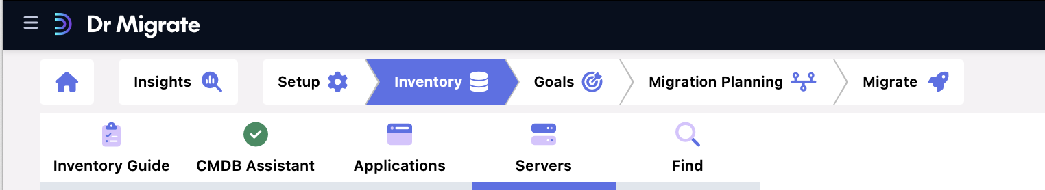 Servers Navigation