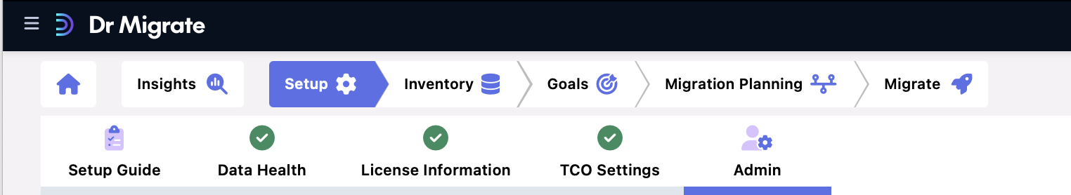 Admin Navigation